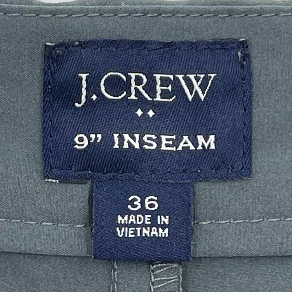J. Crew Shorts Charcoal Grey Tech Flex Stretch AL096 Men's Size 36 8.5” Inseam‎